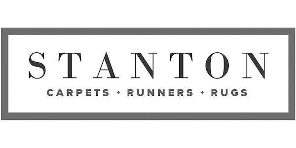 Stanton carpet logo with pure white background